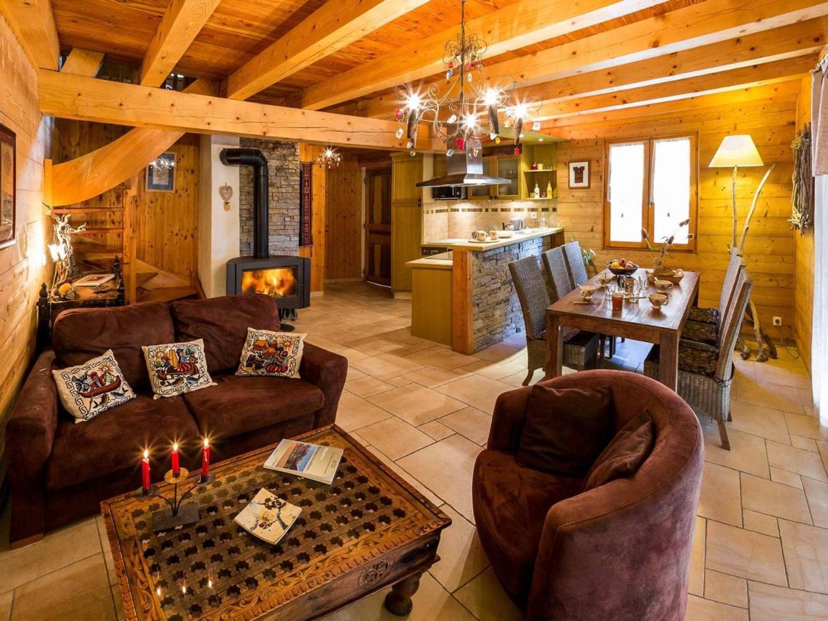 Chalet 6 Pers Avec Spa, Terrasse Plein Sud A Saint-Michel-De-Chaillol - Fr-1-393-22 Eksteriør bilde