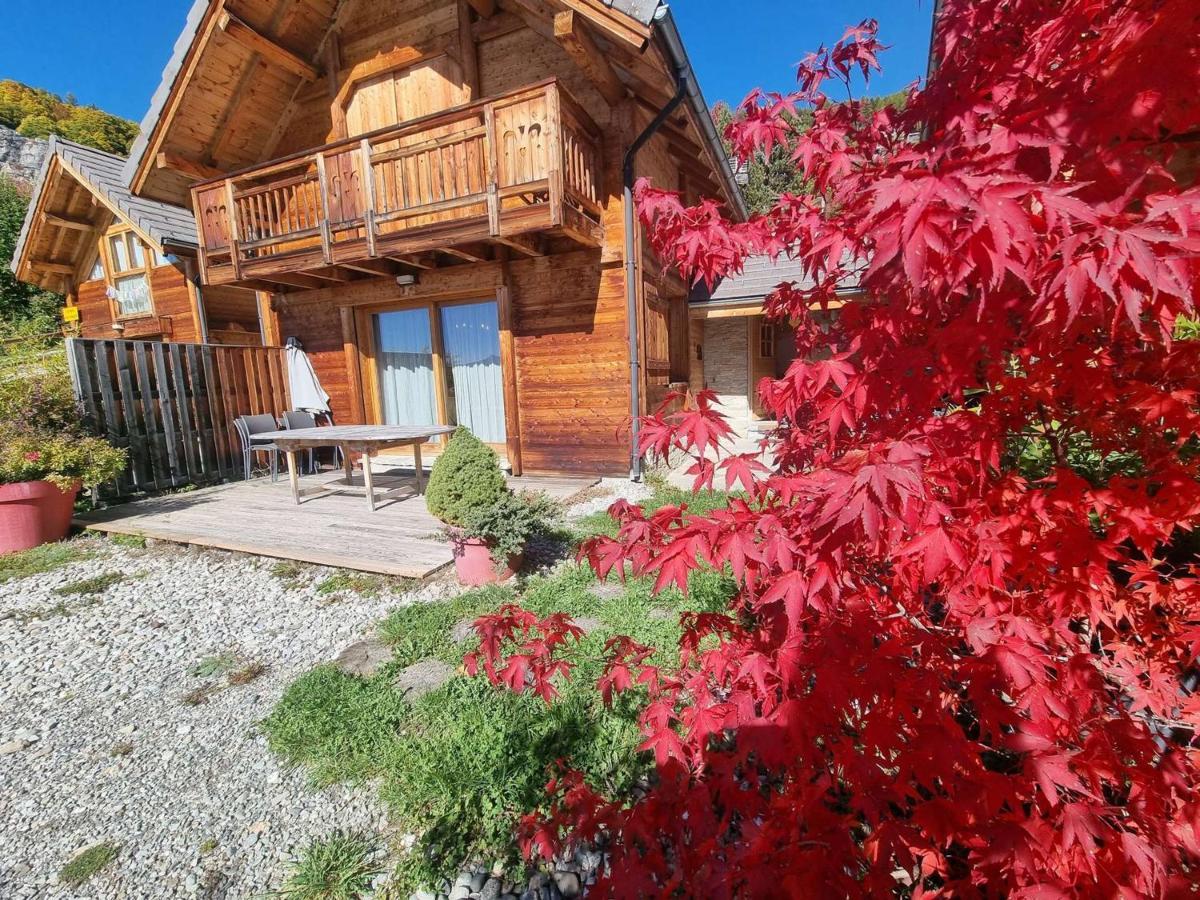 Chalet 6 Pers Avec Spa, Terrasse Plein Sud A Saint-Michel-De-Chaillol - Fr-1-393-22 Eksteriør bilde