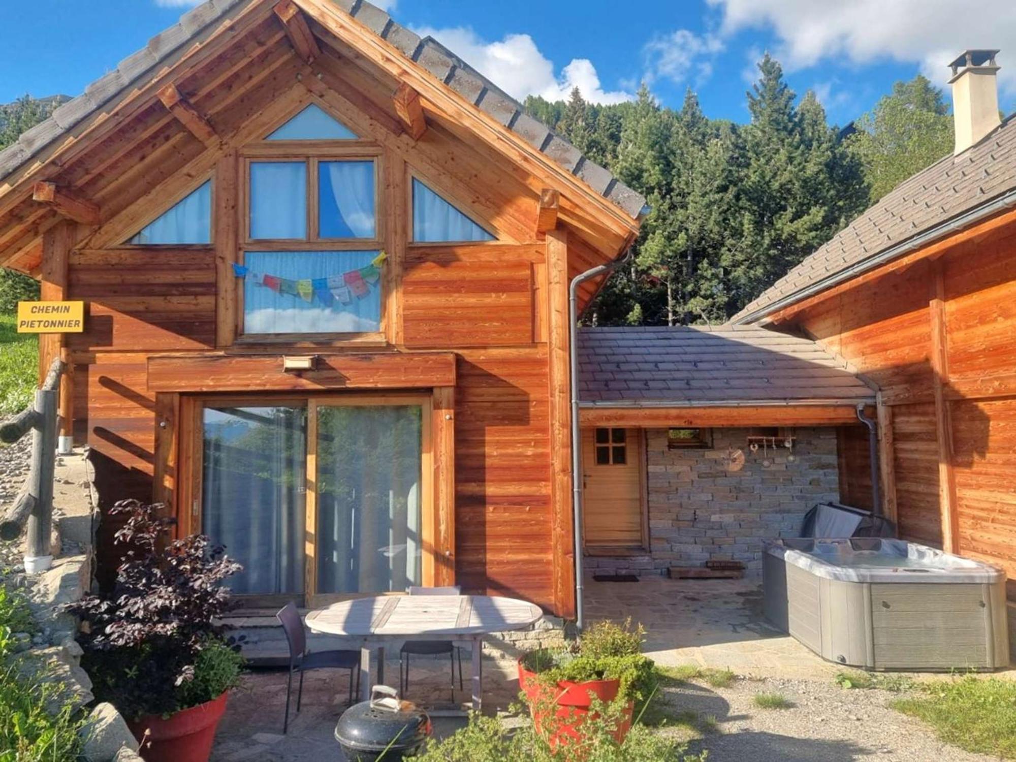 Chalet 6 Pers Avec Spa, Terrasse Plein Sud A Saint-Michel-De-Chaillol - Fr-1-393-22 Eksteriør bilde