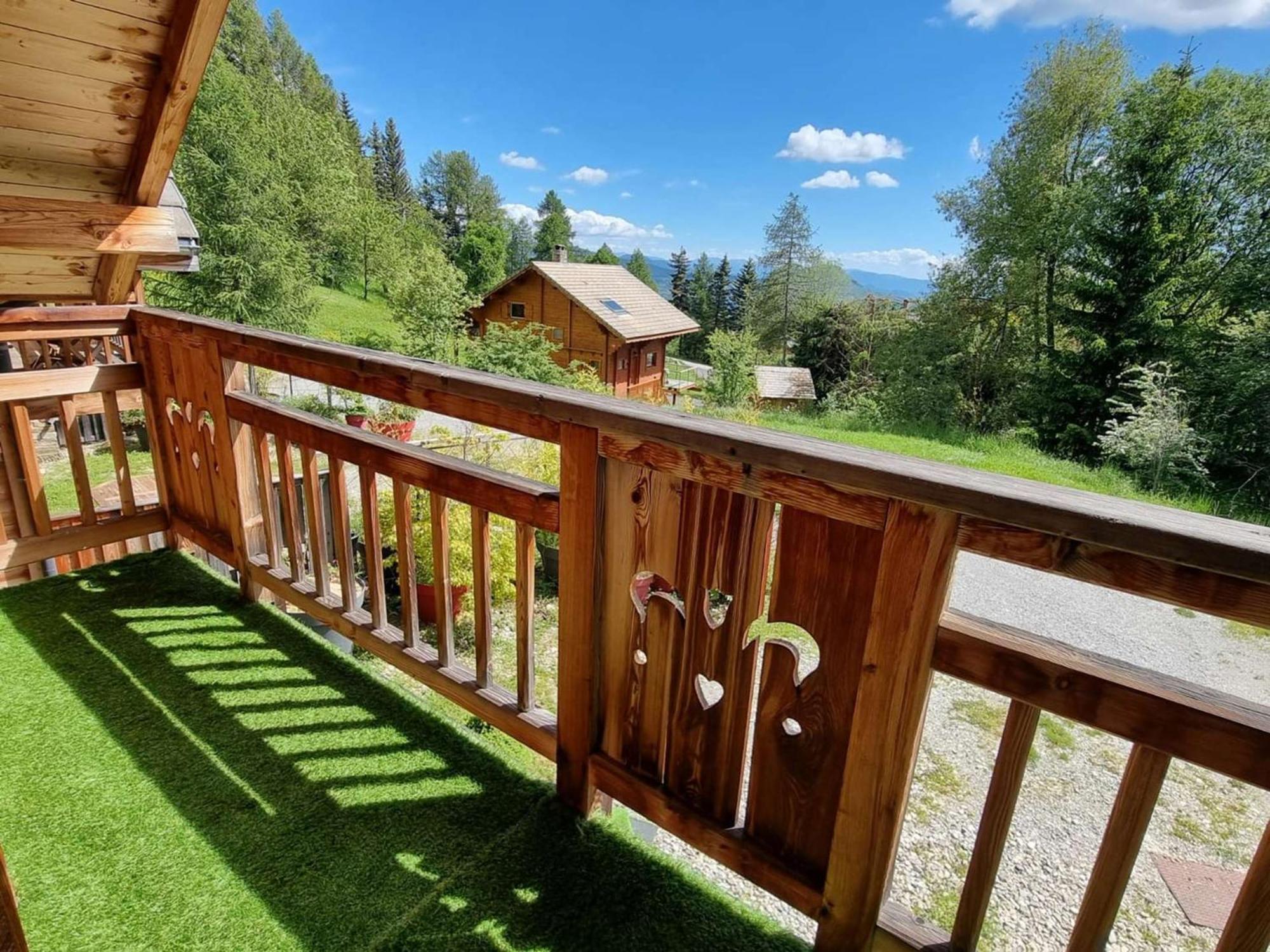 Chalet 6 Pers Avec Spa, Terrasse Plein Sud A Saint-Michel-De-Chaillol - Fr-1-393-22 Eksteriør bilde