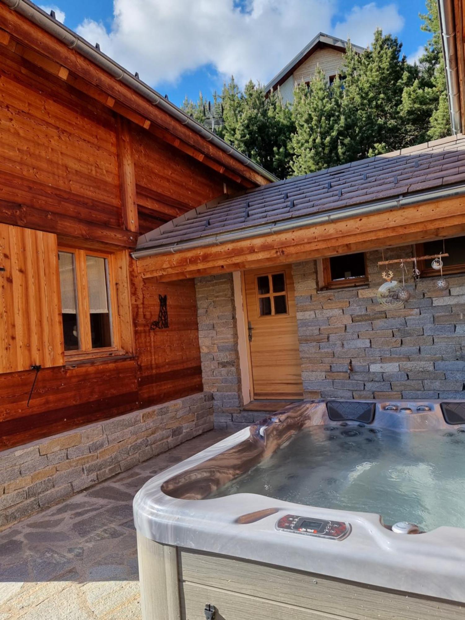 Chalet 6 Pers Avec Spa, Terrasse Plein Sud A Saint-Michel-De-Chaillol - Fr-1-393-22 Eksteriør bilde