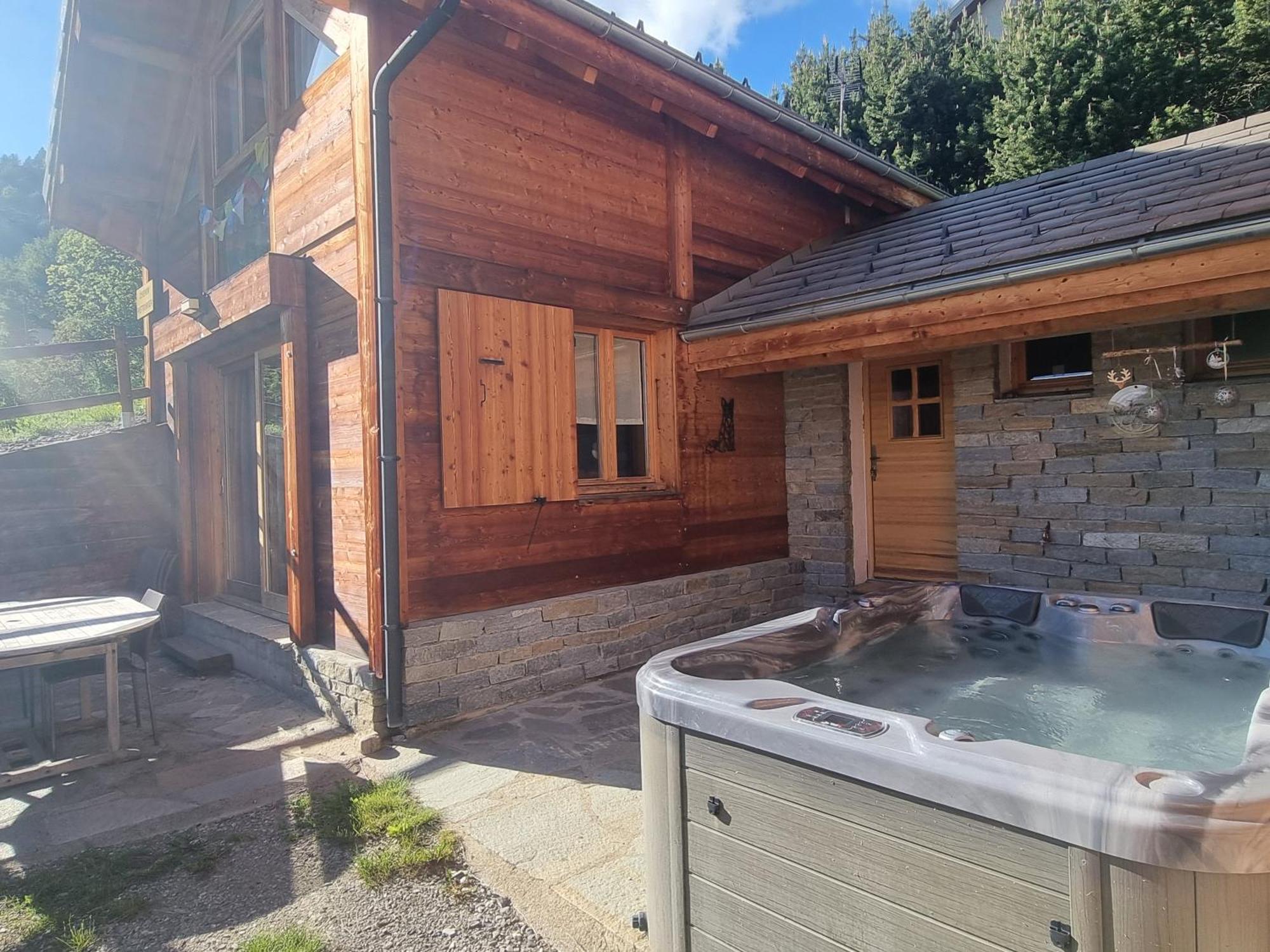 Chalet 6 Pers Avec Spa, Terrasse Plein Sud A Saint-Michel-De-Chaillol - Fr-1-393-22 Eksteriør bilde