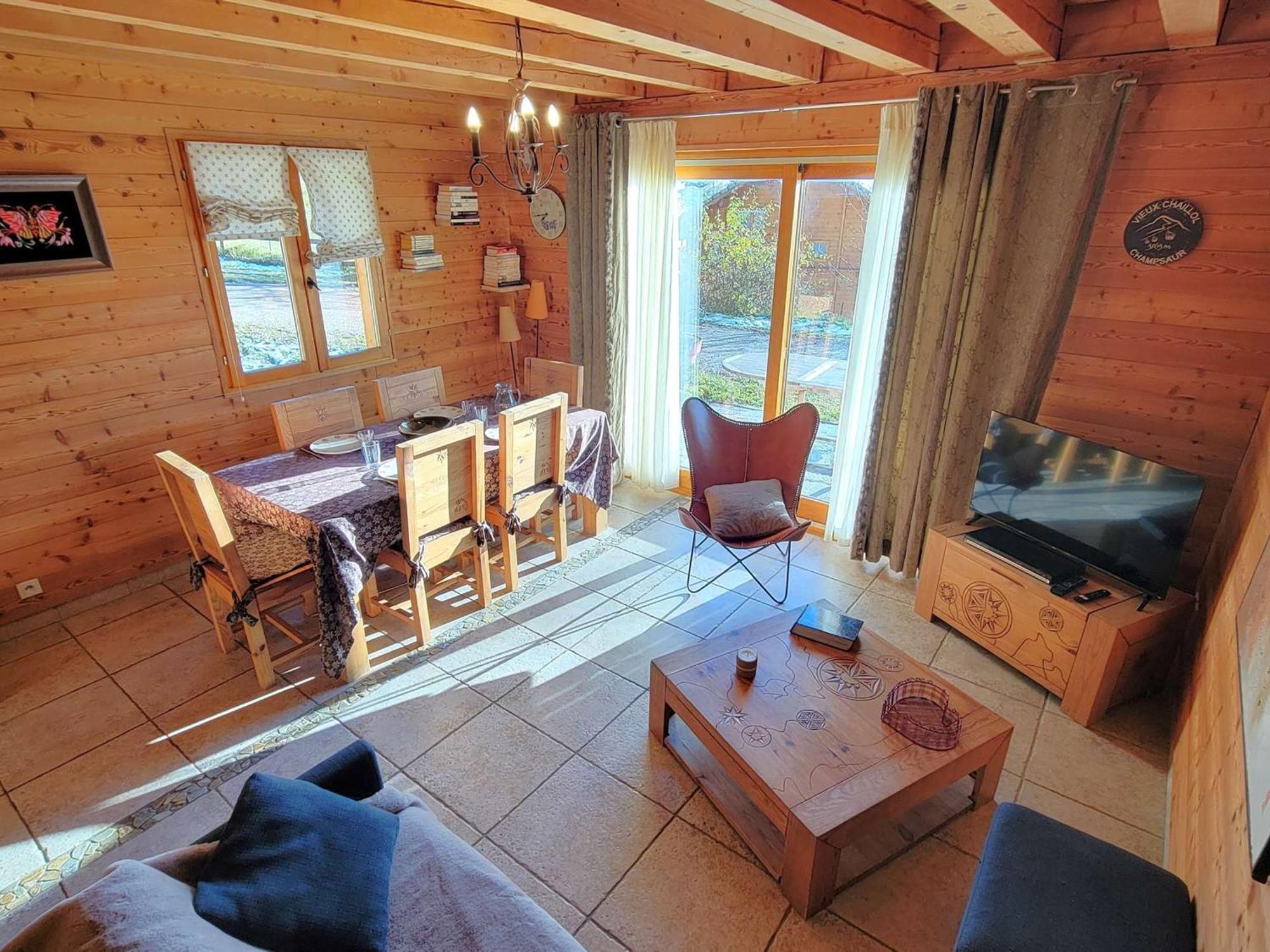 Chalet 6 Pers Avec Spa, Terrasse Plein Sud A Saint-Michel-De-Chaillol - Fr-1-393-22 Eksteriør bilde