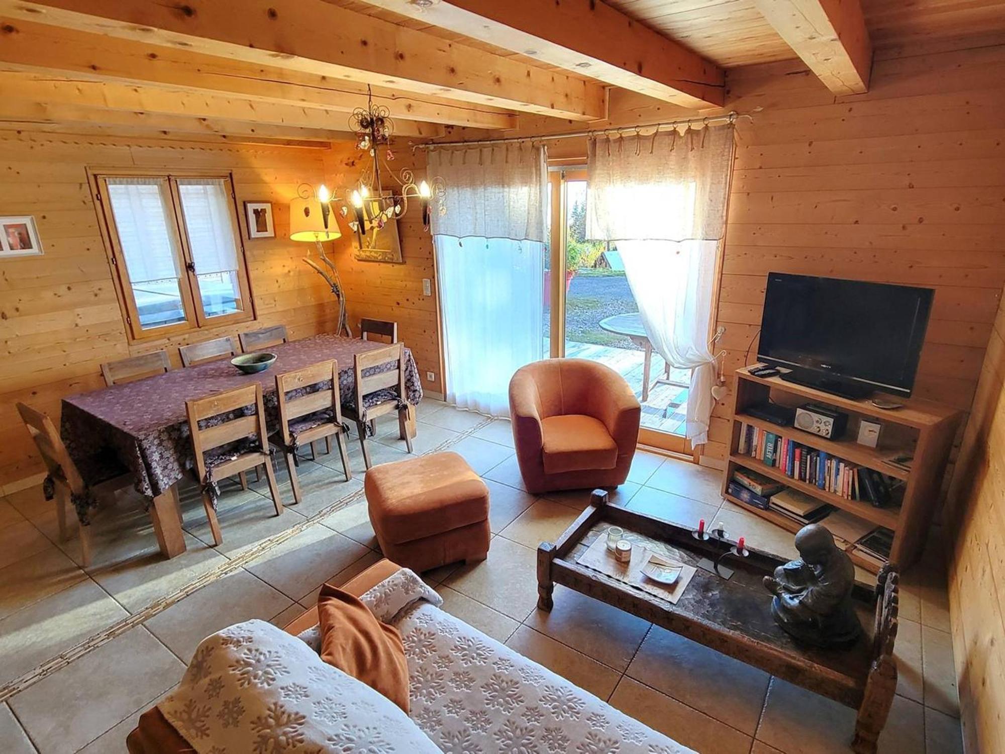 Chalet 6 Pers Avec Spa, Terrasse Plein Sud A Saint-Michel-De-Chaillol - Fr-1-393-22 Eksteriør bilde
