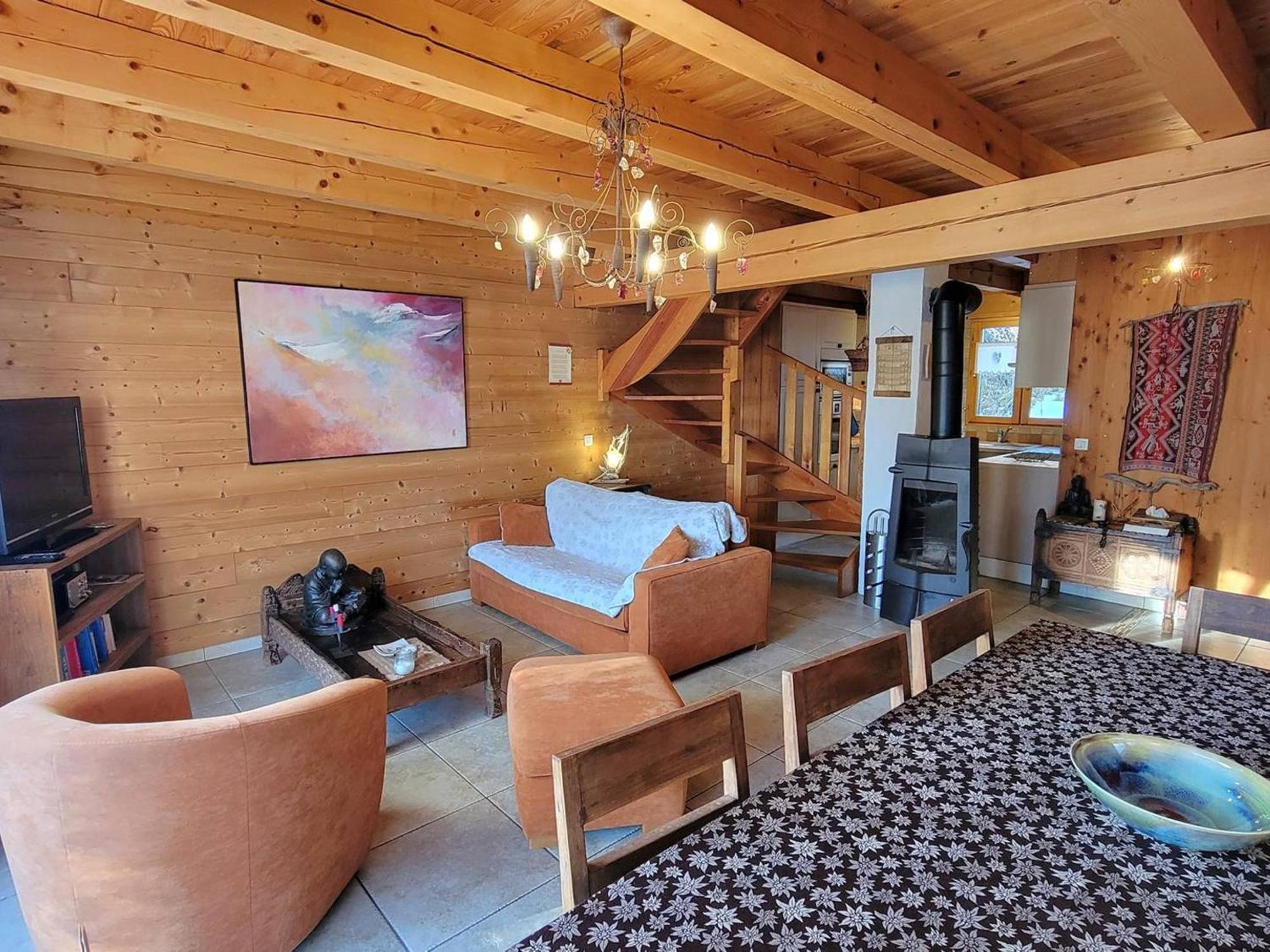 Chalet 6 Pers Avec Spa, Terrasse Plein Sud A Saint-Michel-De-Chaillol - Fr-1-393-22 Eksteriør bilde